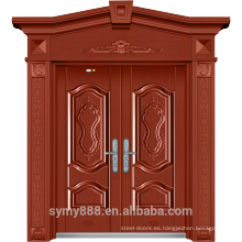 Lujo Elegante Superior Diseño de Roma Puerta de entrada de acero Superior Paso a Paso Caja de seguridad segura